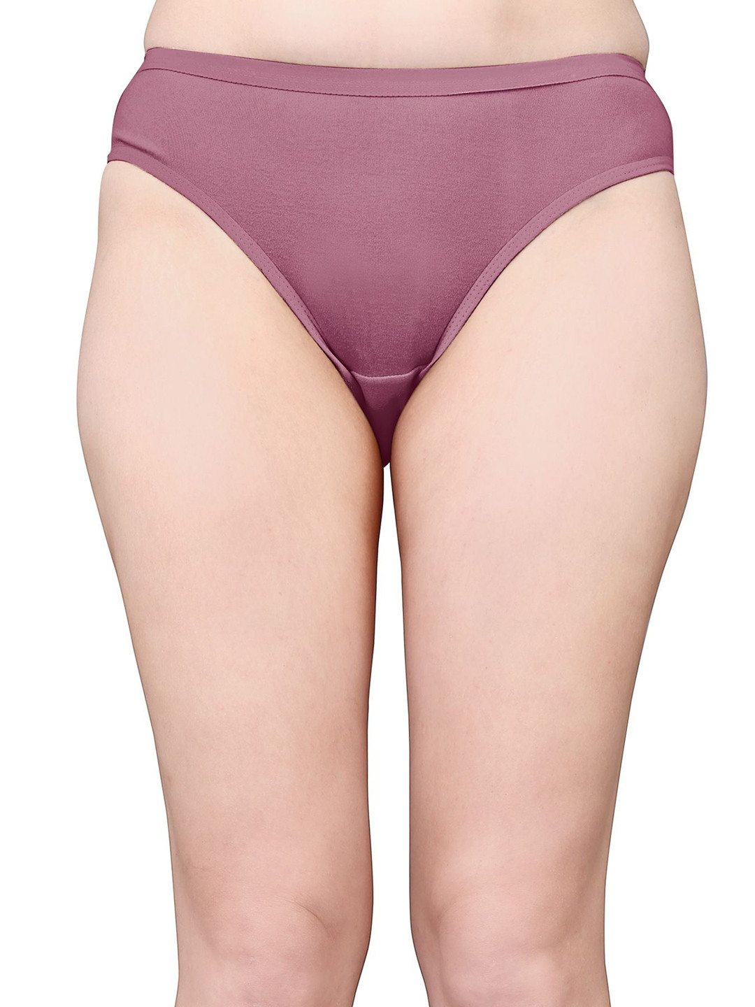 Exotica Lingerie Cotton Mid-Rise Bikini Briefs EX ELLY-L.MAROON-M