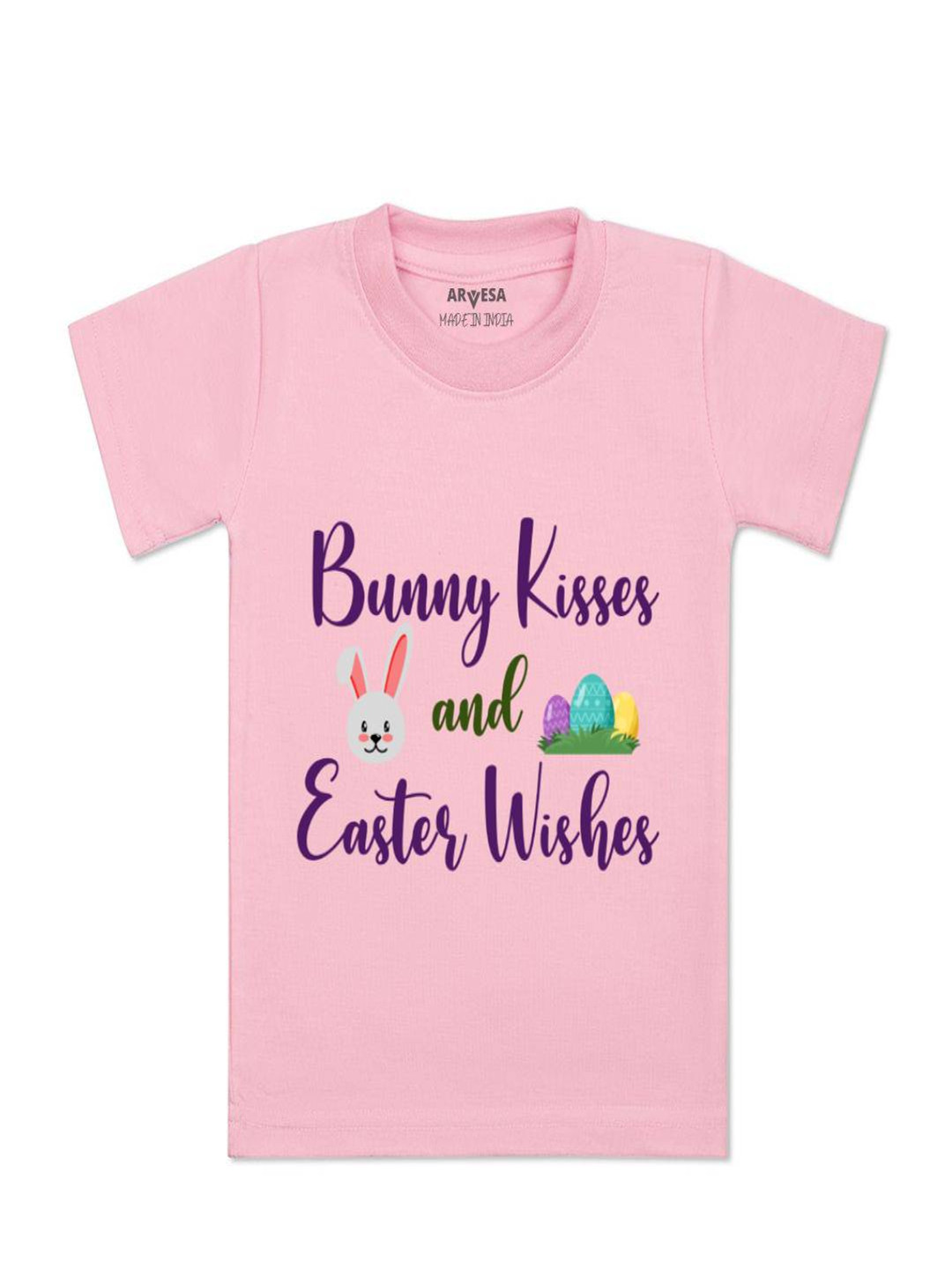Arvesa Kids Easter Wishes Printed Tshirt