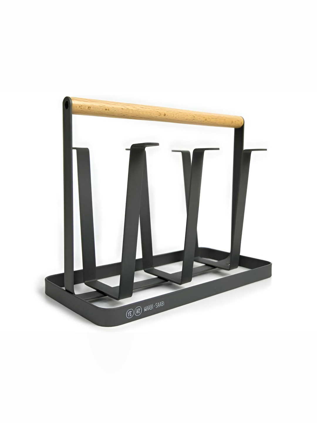 WAABI - SAABI Grey Metal Glass Holder