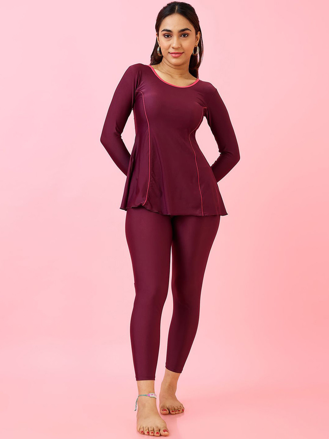 LYCOT Swimming Dress With Attached Tights