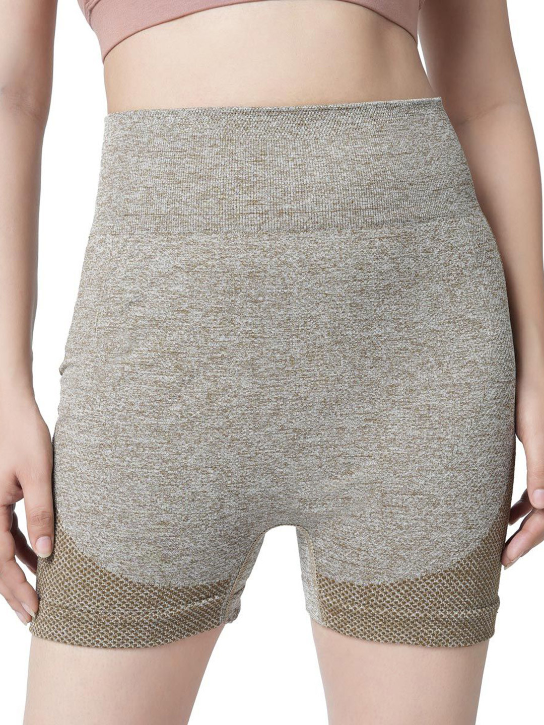 SHOPPY VILLA Women Slim Fit High-Rise Training or Gym Sports Shorts