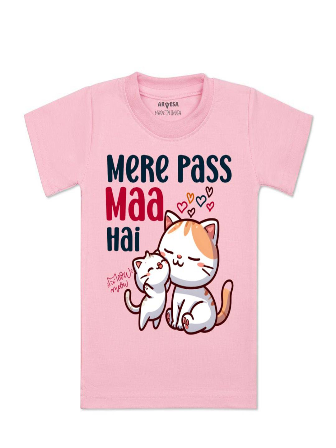 Arvesa Kids Mere Pass Maa Hai Printed Tshirt