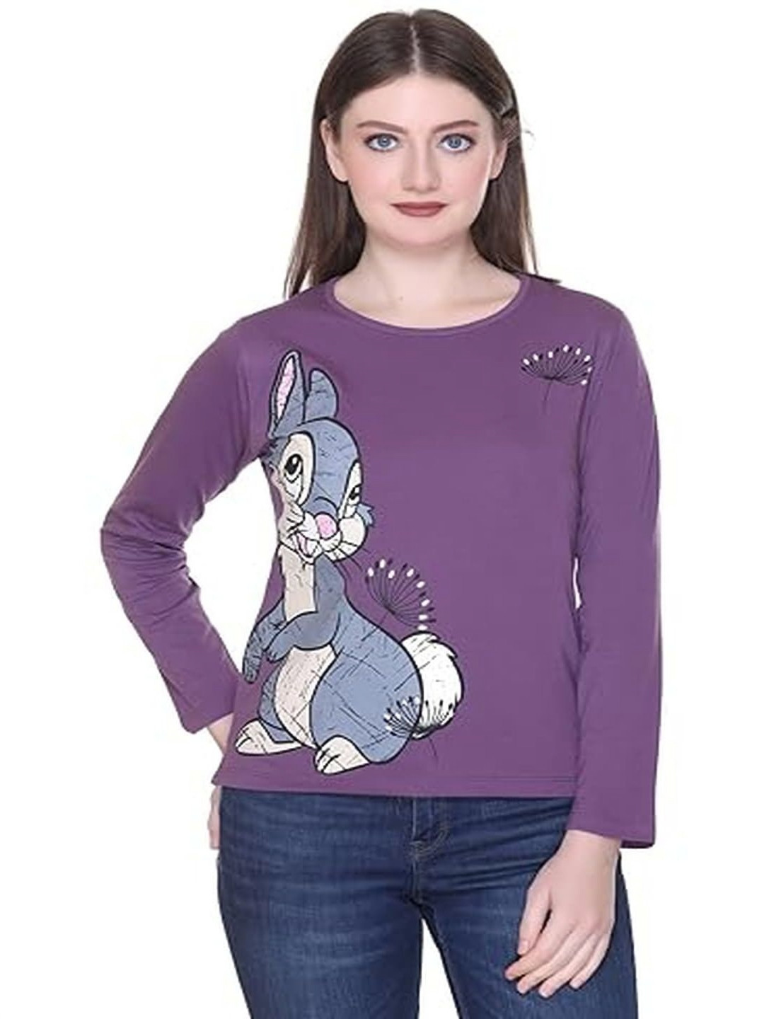 Startouch Women Drop-Shoulder Sleeves T-shirt