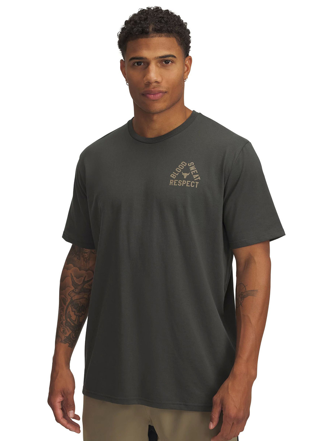 UNDER ARMOUR Men Project Rock Short Sleeve T-Shirt