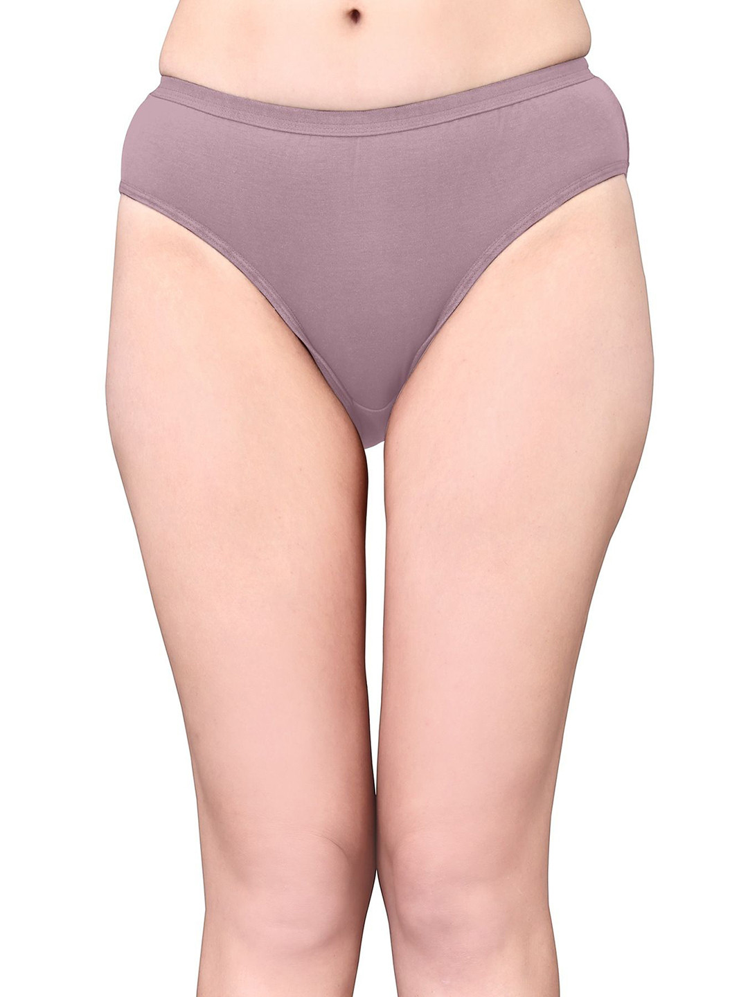 Exotica Lingerie Cotton Mid-Rise Bikini Briefs EX RIYA-LIGHT BROWN-M