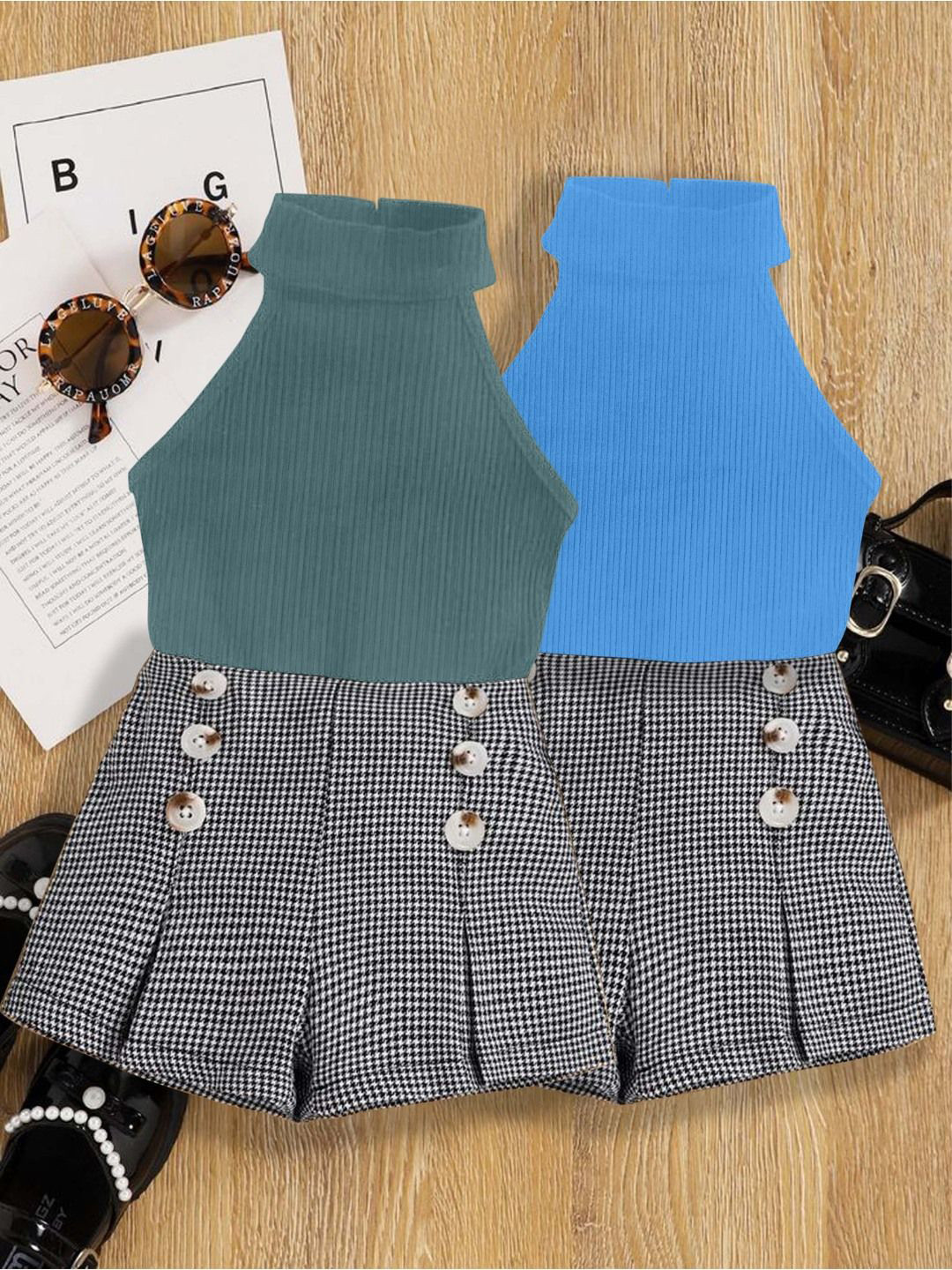 DEL LUNA Women Solid Print Jumper Mini Dress