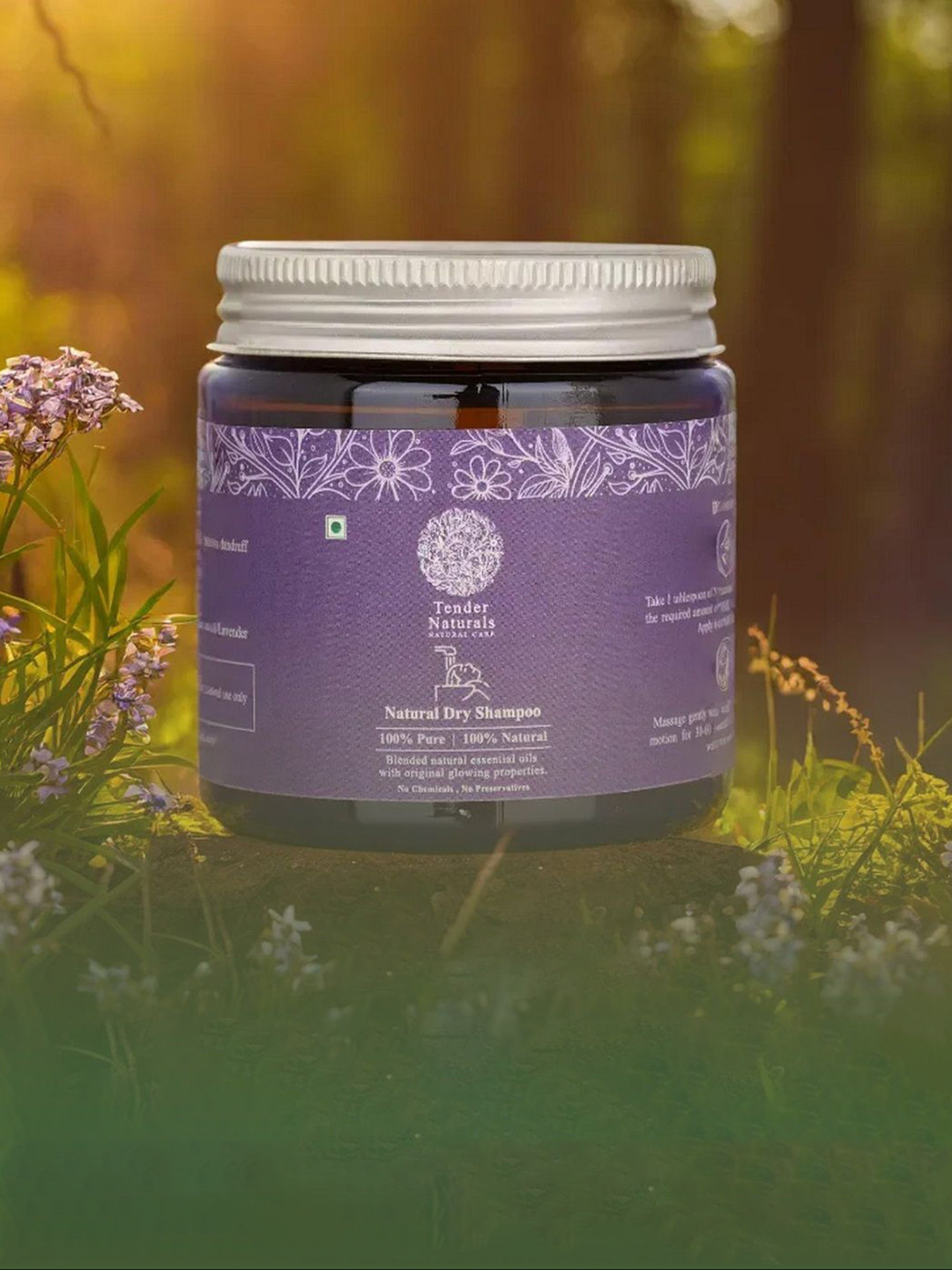 Tender naturals Dry Shampoo- 100 g