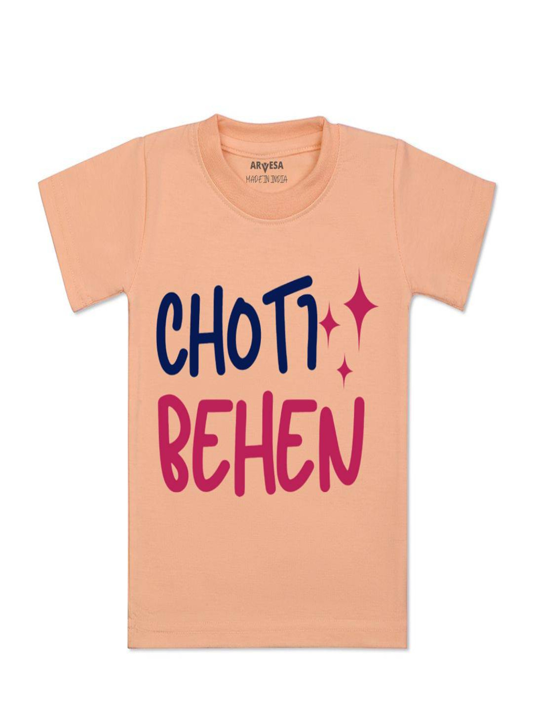 Arvesa Kids Choti Behen Printed Tshirt