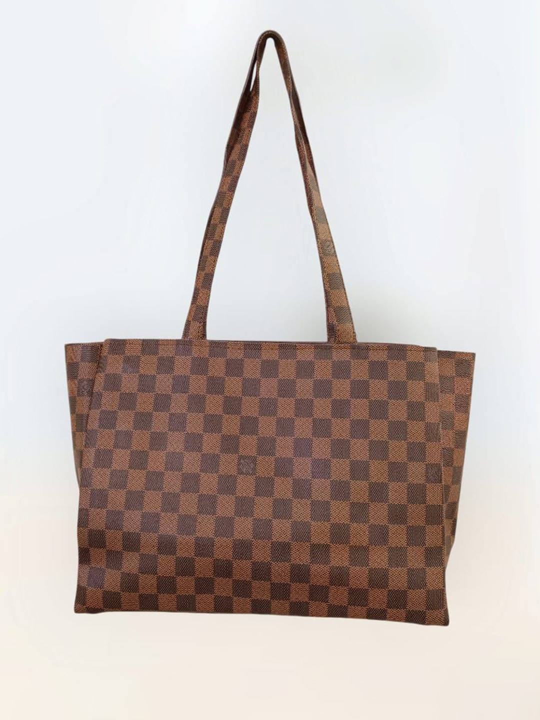 Shanaya Trends Checked PU Oversized Shopper Handheld Bag with