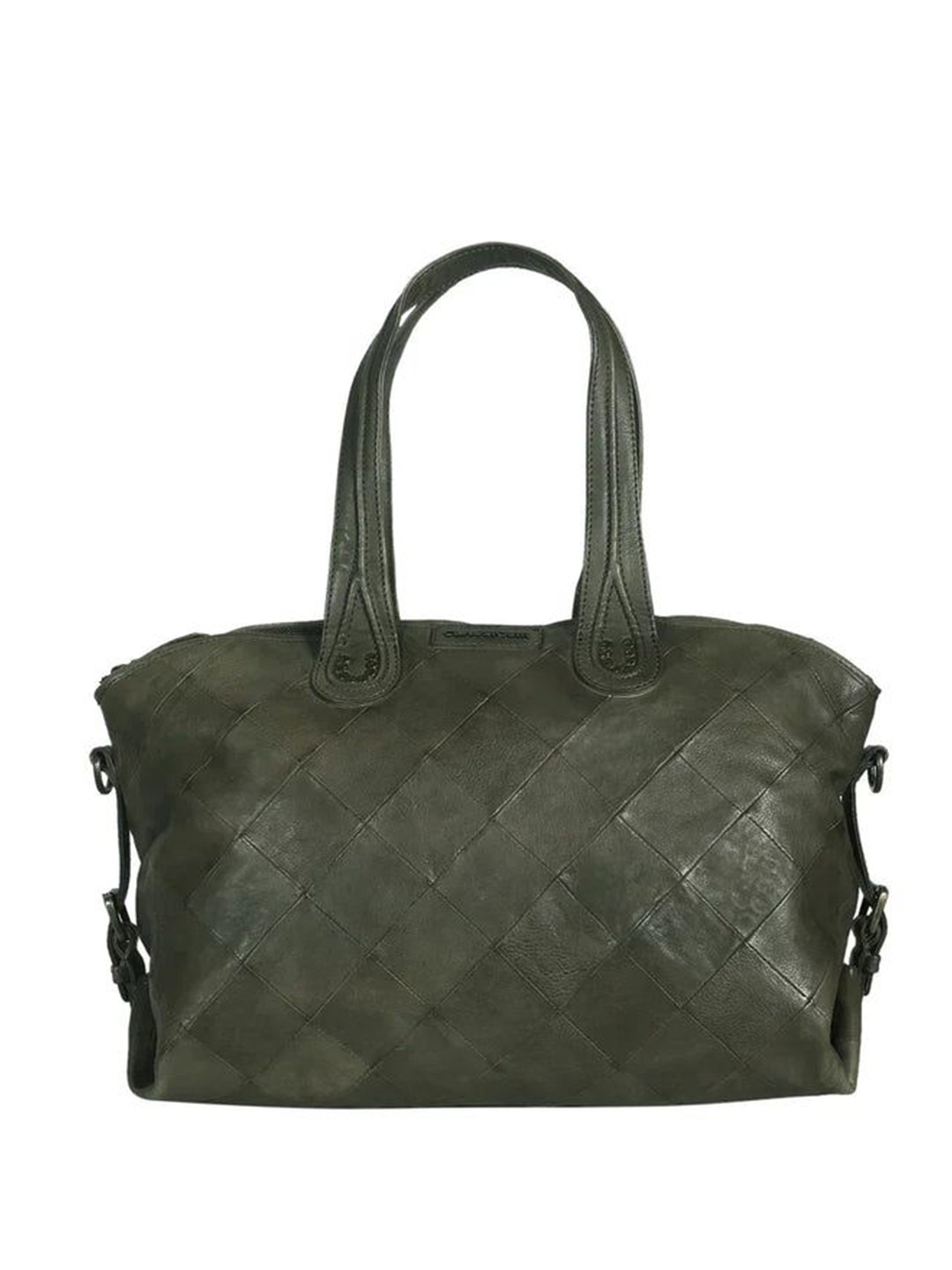 CLASSICUIR Cannes Diamond Large Bowler Bag