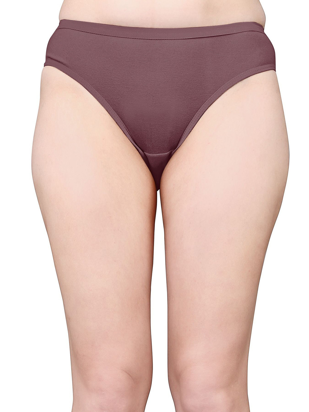 Exotica Lingerie Mid-Rise Bikini Briefs EX ELLY-L.BROWN-M