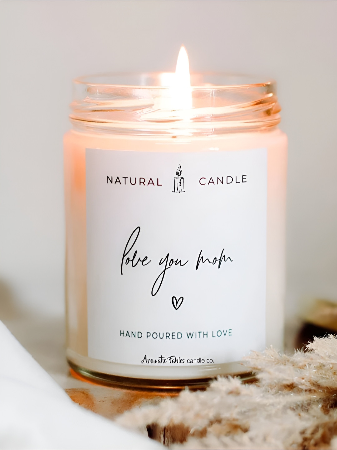 Aromatic Fables Mother's Day 1 Wick Green Apple Conversational Round Regular Jar Candles