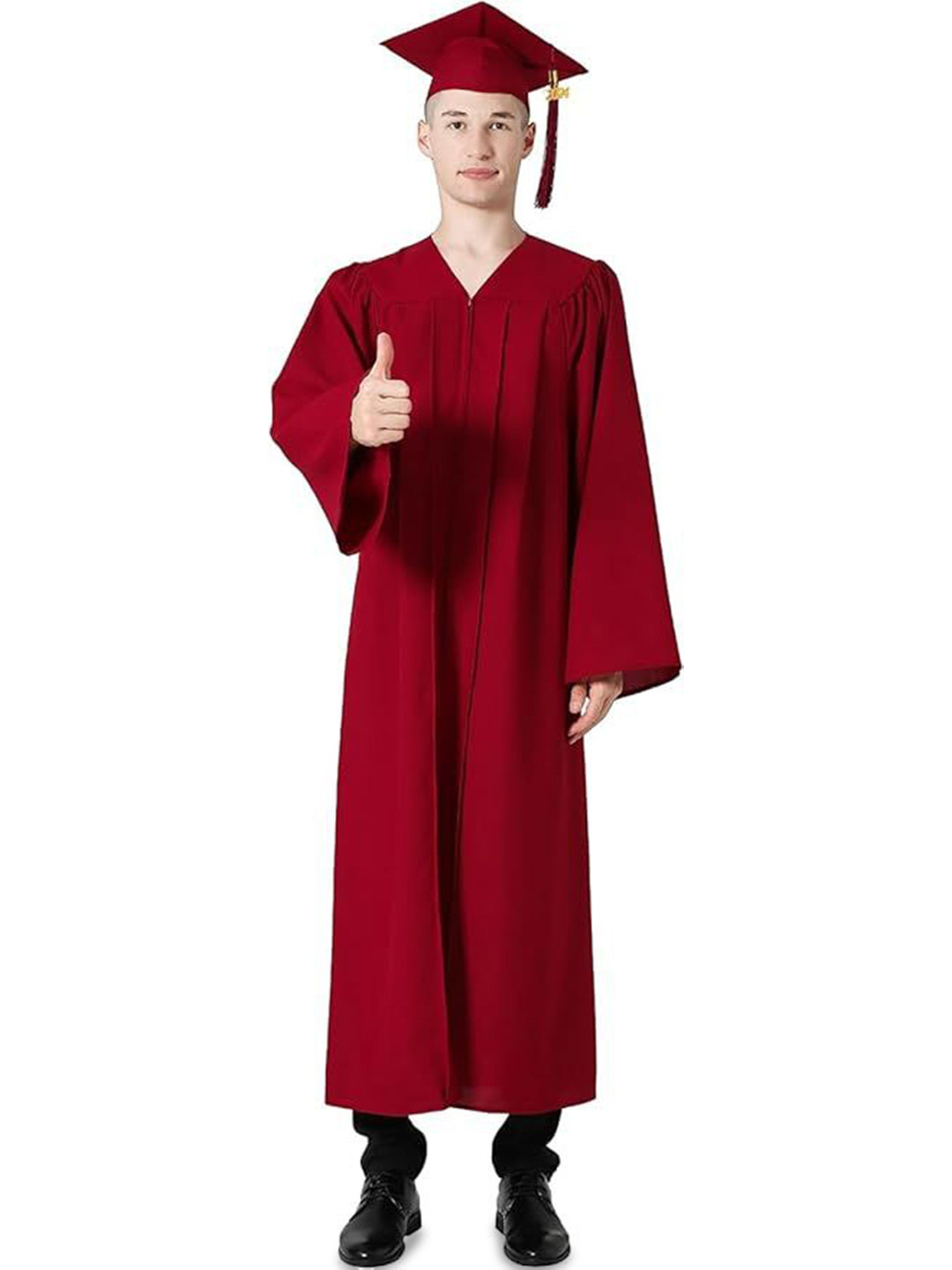 RAJ FANCY DRESSES Unisex Gathered Or Pleated Maxi Dress with Cap And Other Accessories