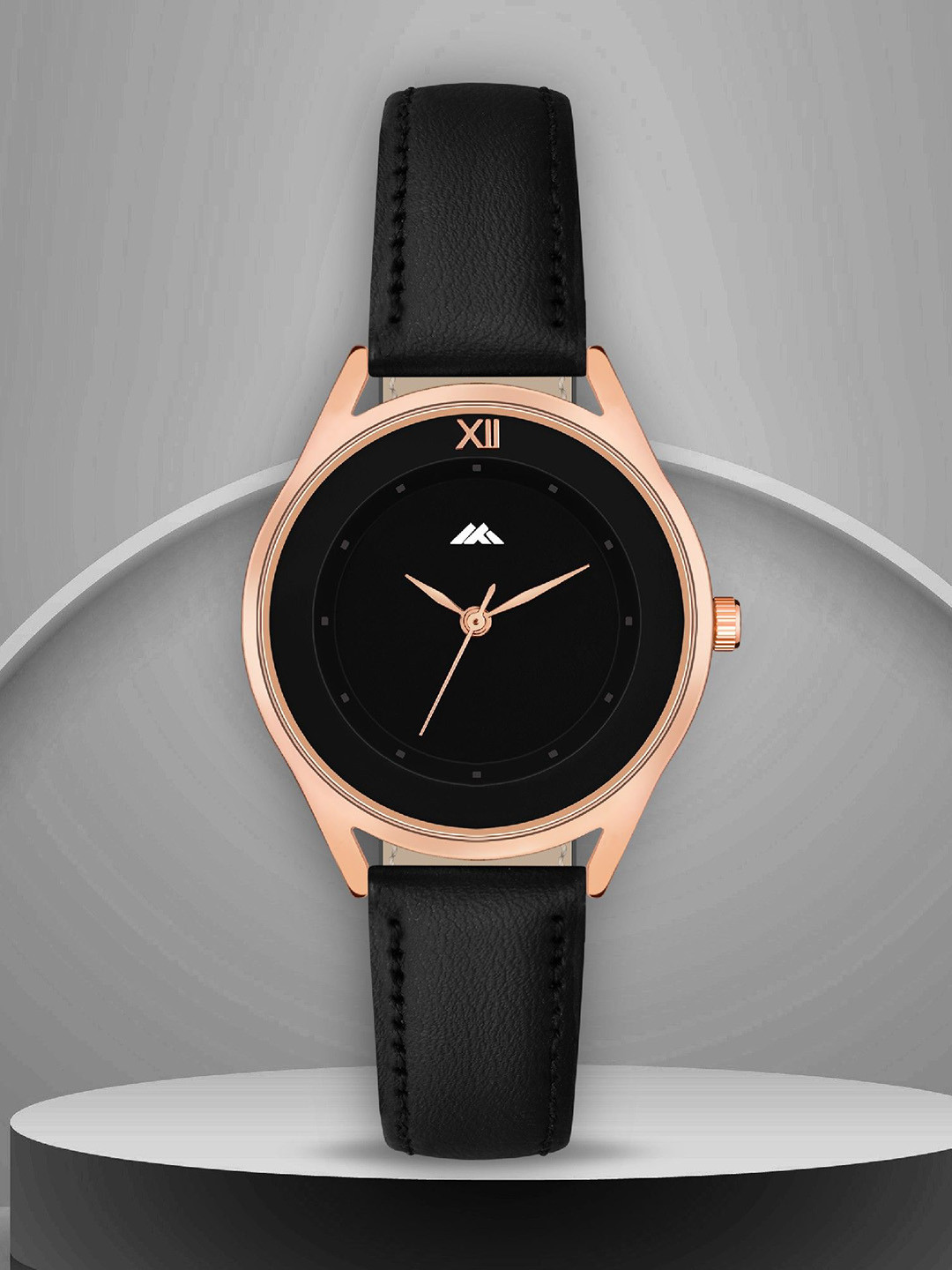 DOUBLERUN Women Dial & Leather Straps Analogue Multi Function Watch H05NMT-576