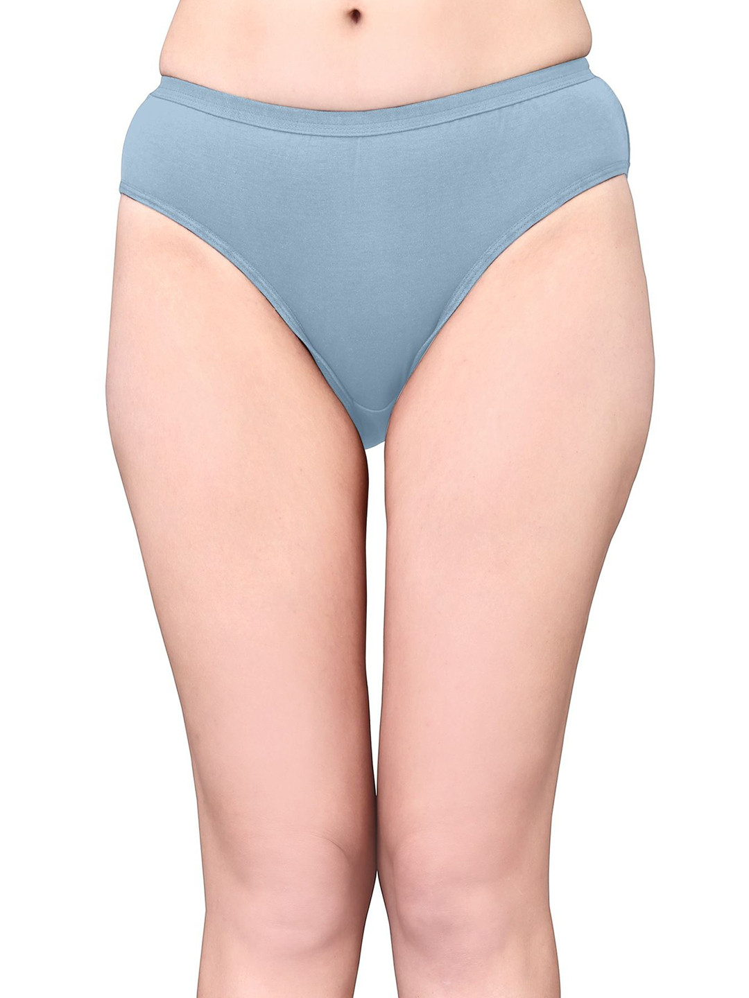 Exotica Lingerie Cotton Mid-Rise Bikini Brief EX RIYA-SKY BLUE-M