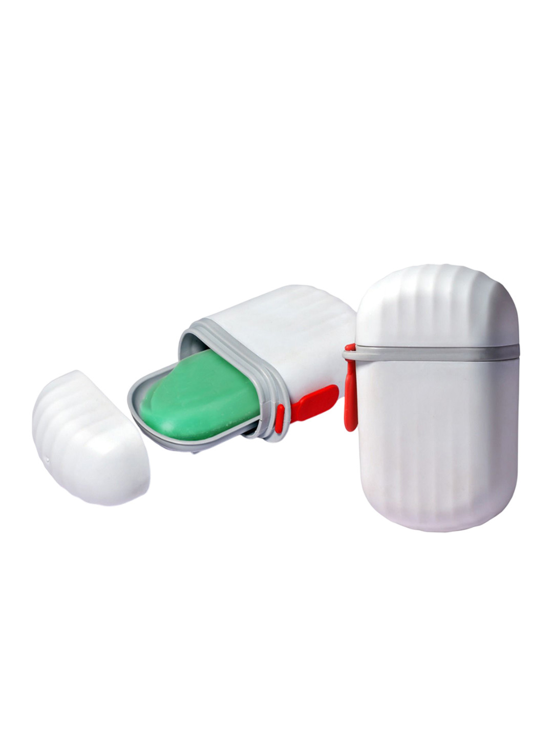 HASHONE Set Of 3 Toothbrush Holder & Soap Tray Combo For Easy Organization