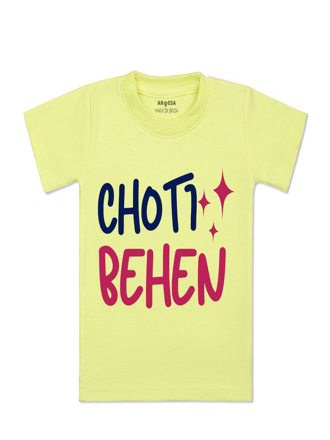 Arvesa Kids Choti Behen Printed Tshirt
