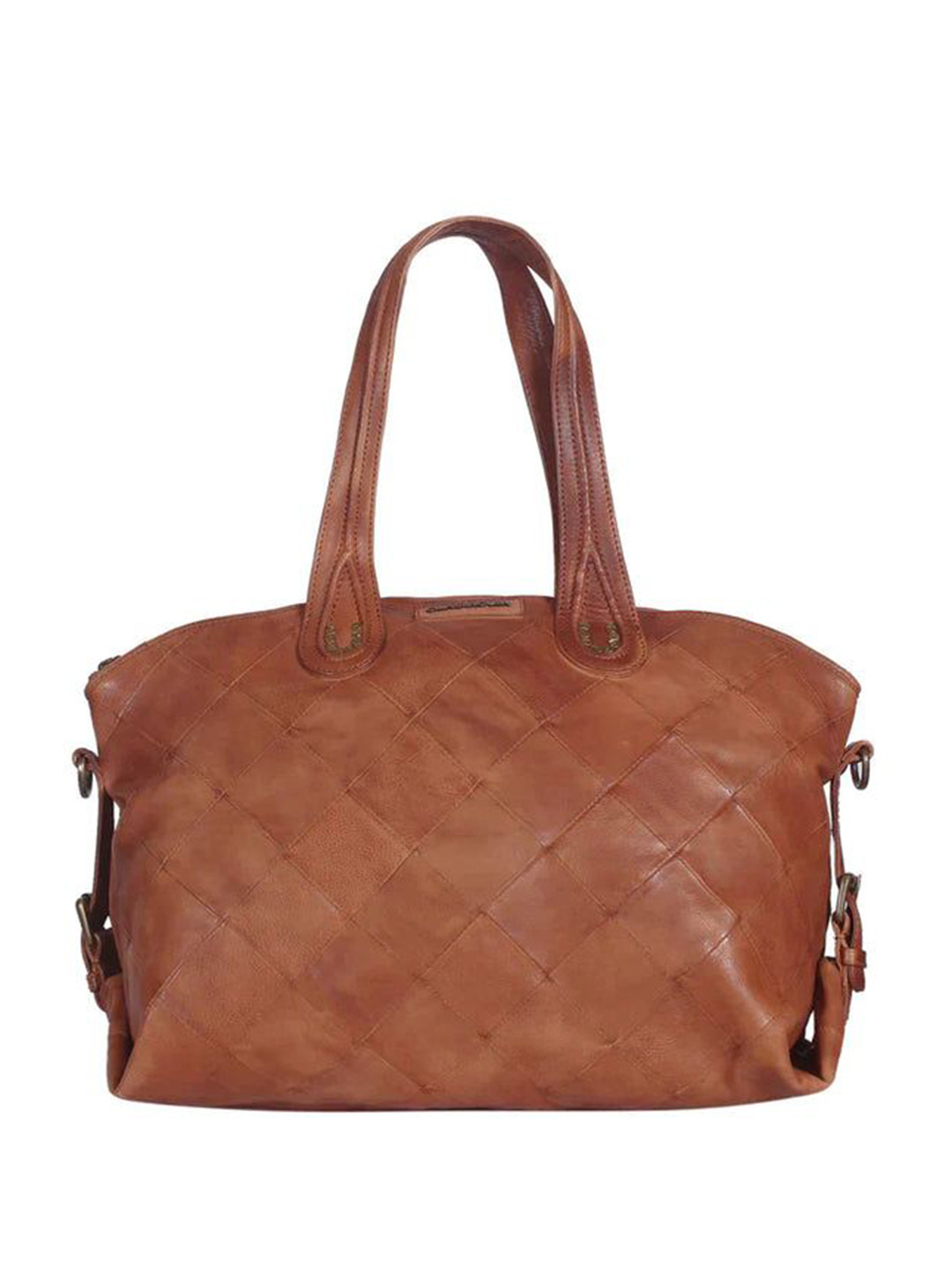 CLASSICUIR Cannes Diamond Large Bowler Bag