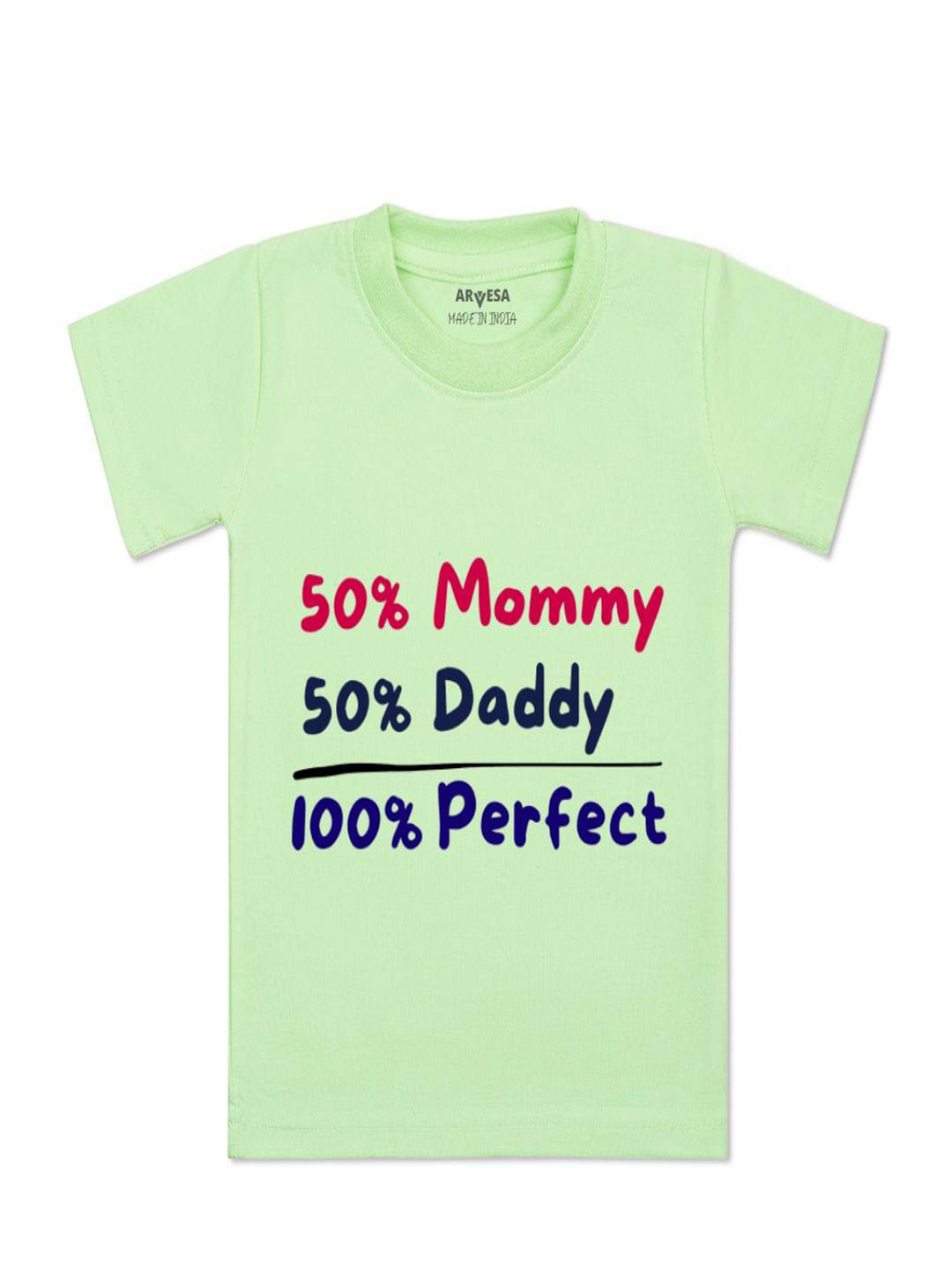 Arvesa Kids Mom And Daddy Printed Tshirt