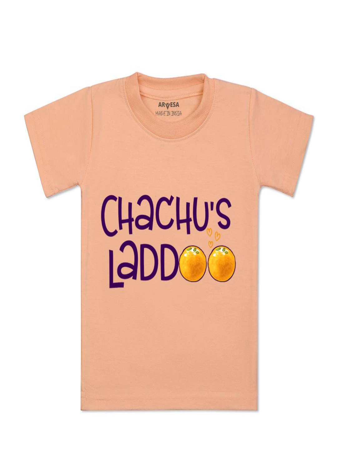 Arvesa Kids Chachu Ladoo Printed Tshirt