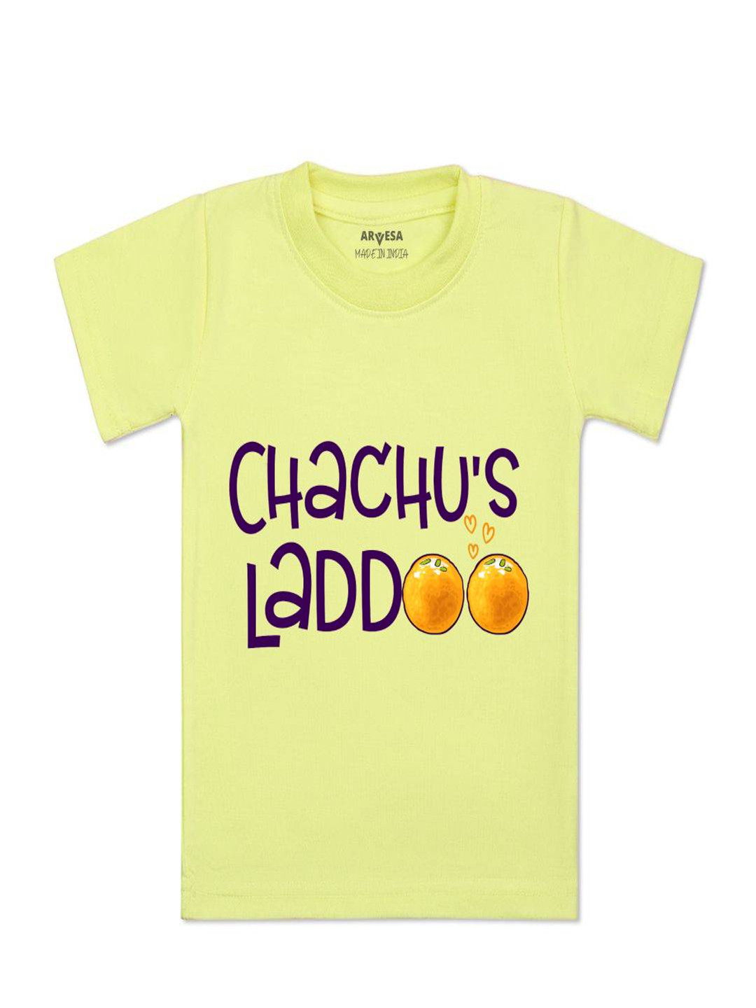 Arvesa Kids Chachu Ladoo Printed Tshirt