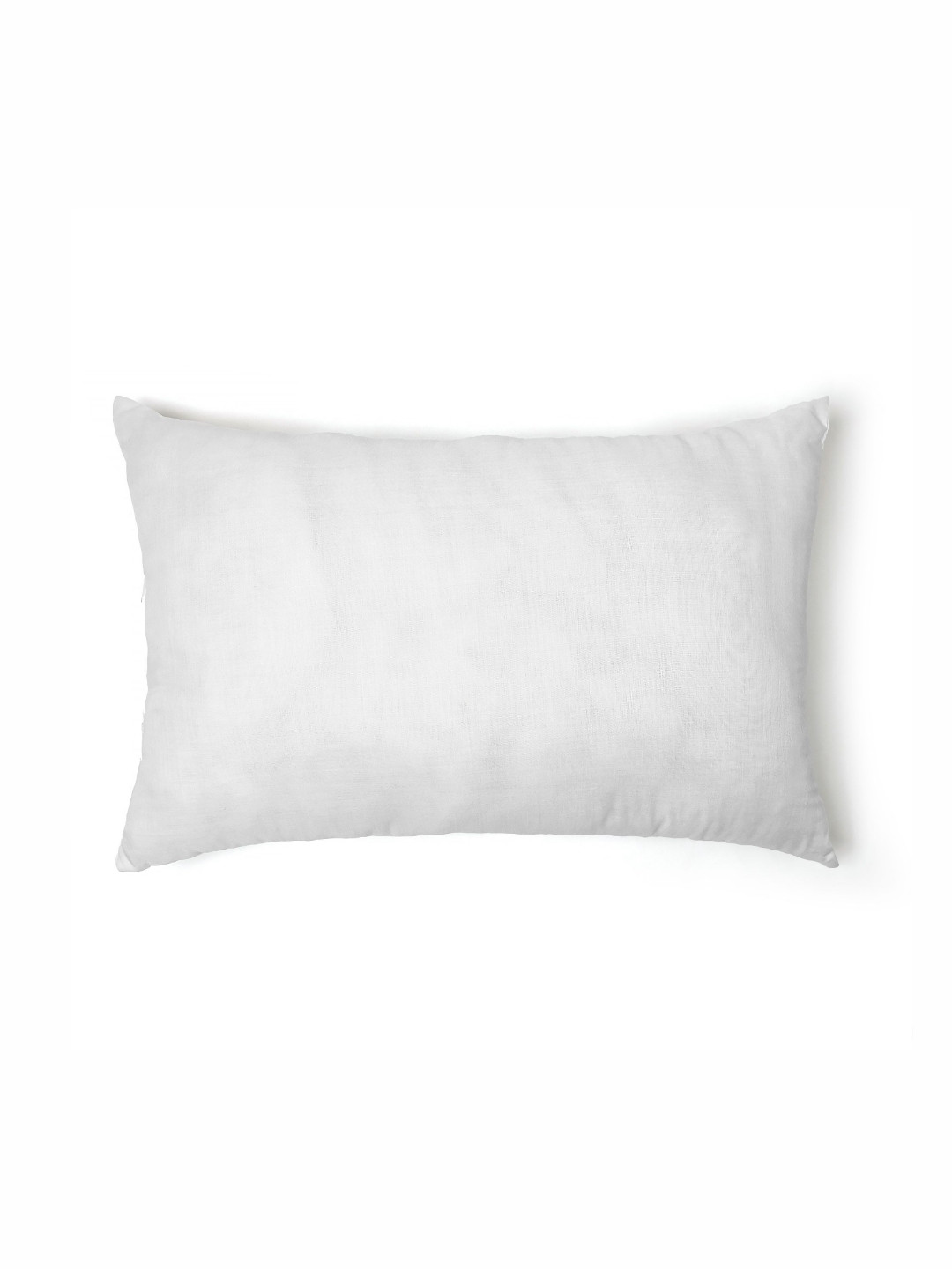 SH Creation and Handlooms White Solid Polyester Ultra Soft Fibre Sleep Pillow-40 x 60 cm