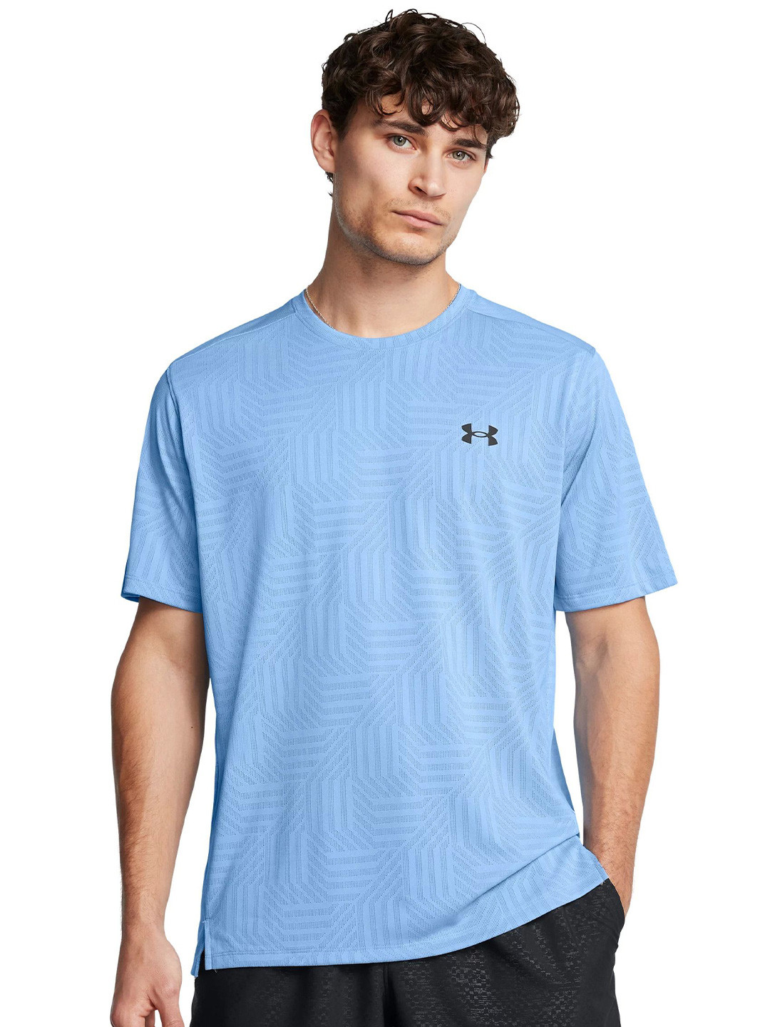 UNDER ARMOUR Men Tech Vent Geotessa Short Sleeve T-Shirt