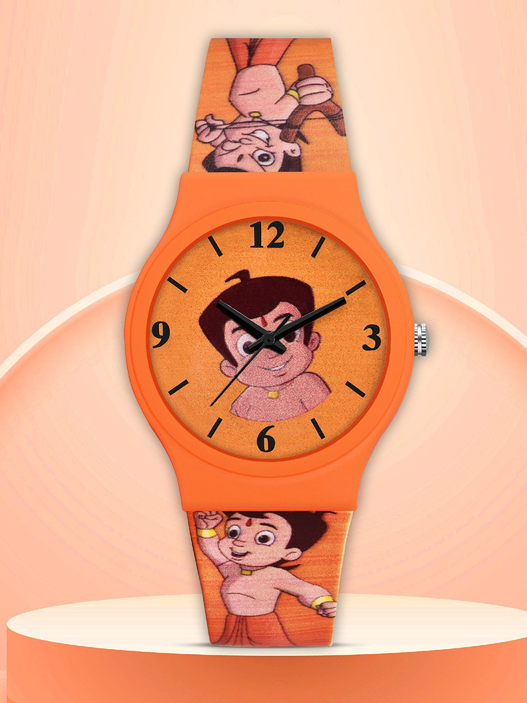 DOUBLERUN Kids Cartoon Printed Dial & Straps Analogue Multi Function Watch H05NMT-733