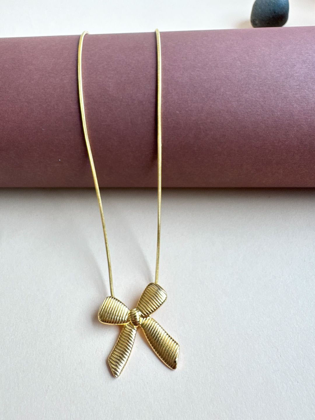 The Jewellery Tale Stainless Steel Gold-Plated Minimal Chain