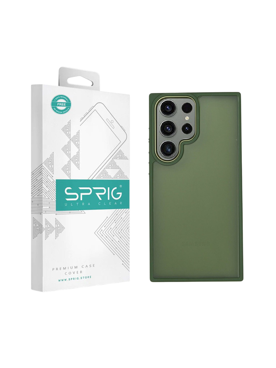 SPRIG Samsung Galaxy S23 Ultra 5G Translucent Back Cover
