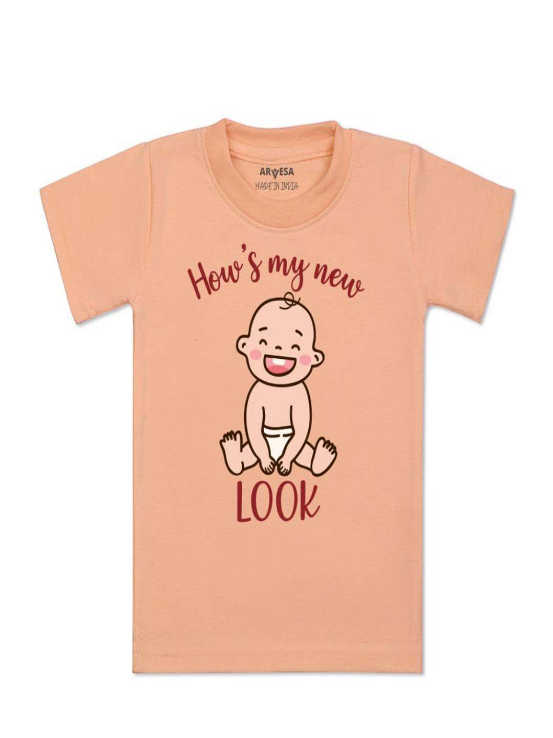 Arvesa Kids How's My New Look Printed Tshirt