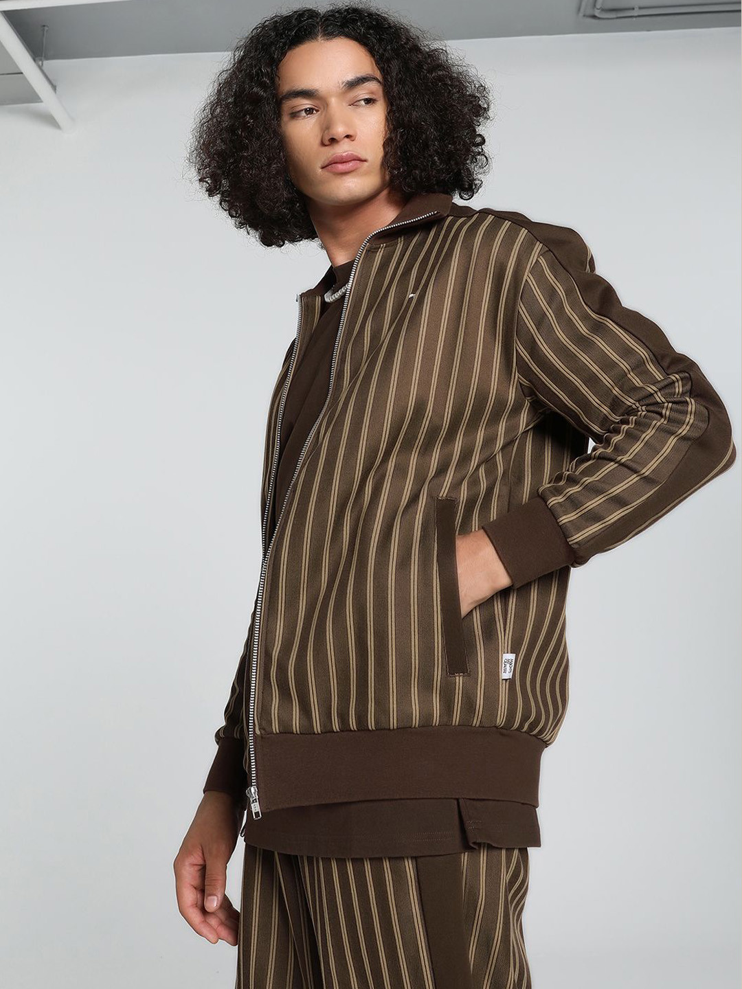 Puma Men MMQ T7 Relaxed Fit Cotton Track Jacket