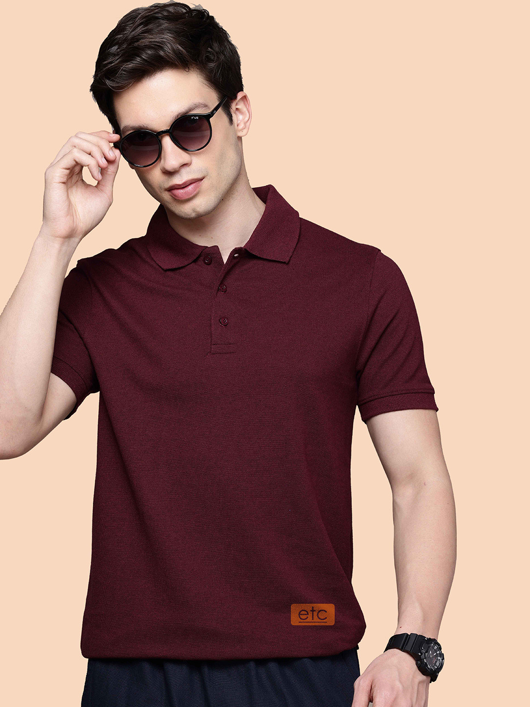 ETC Polo Collar Regular Fit T-Shirt