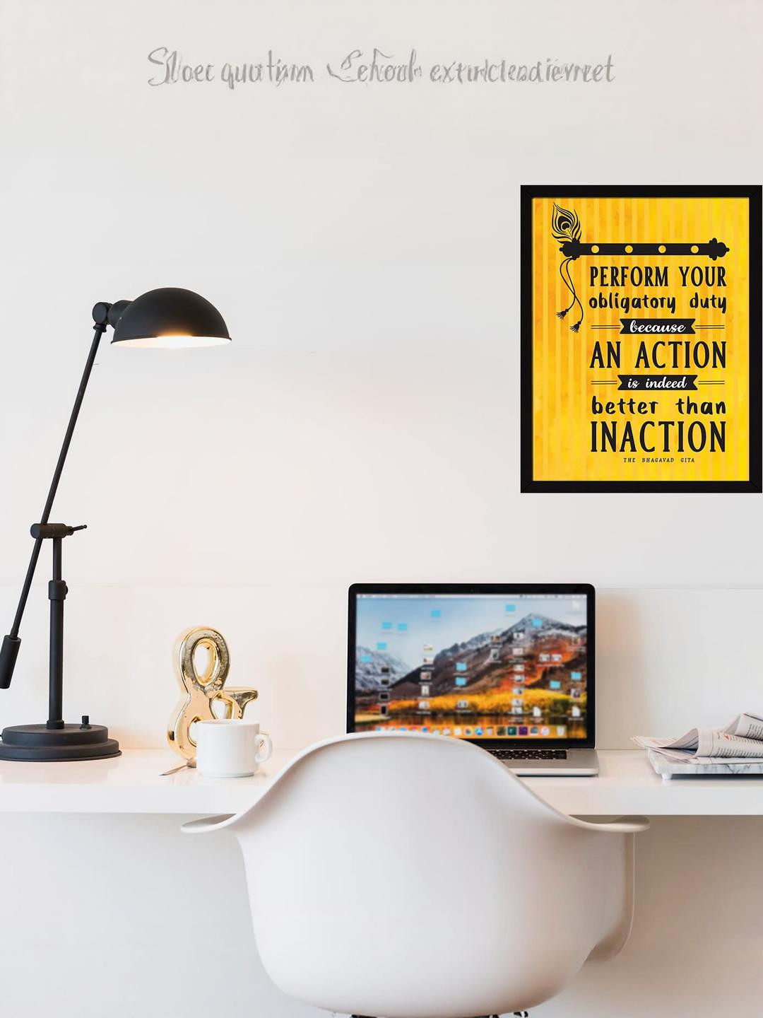 Chaka Chaundh Canvas Wall Rectangle Paintings Wall Art -14 x 11 In