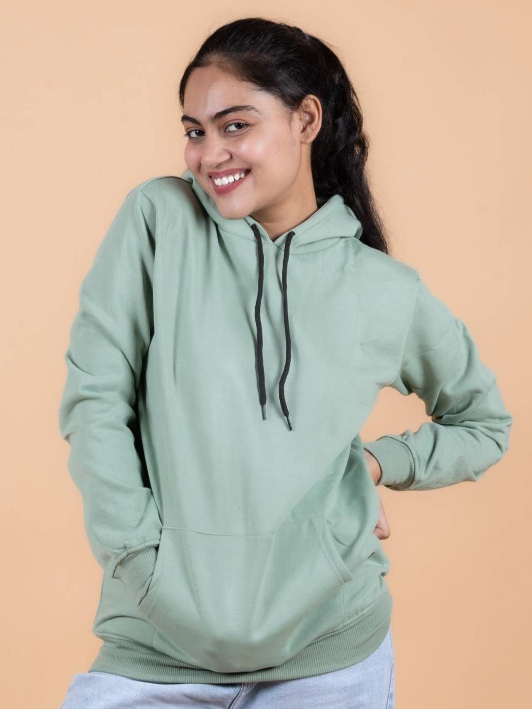 JRCY Women Hooded Long Sleeves Sweatshirt