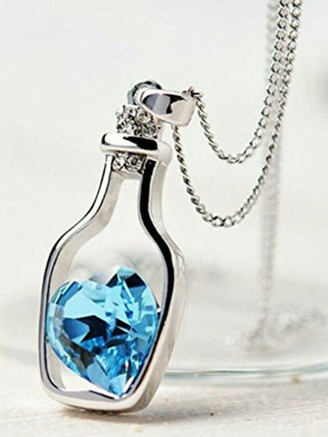 J.S ENTERPRISES Pack of 2 Contemporary Pendants with Chains