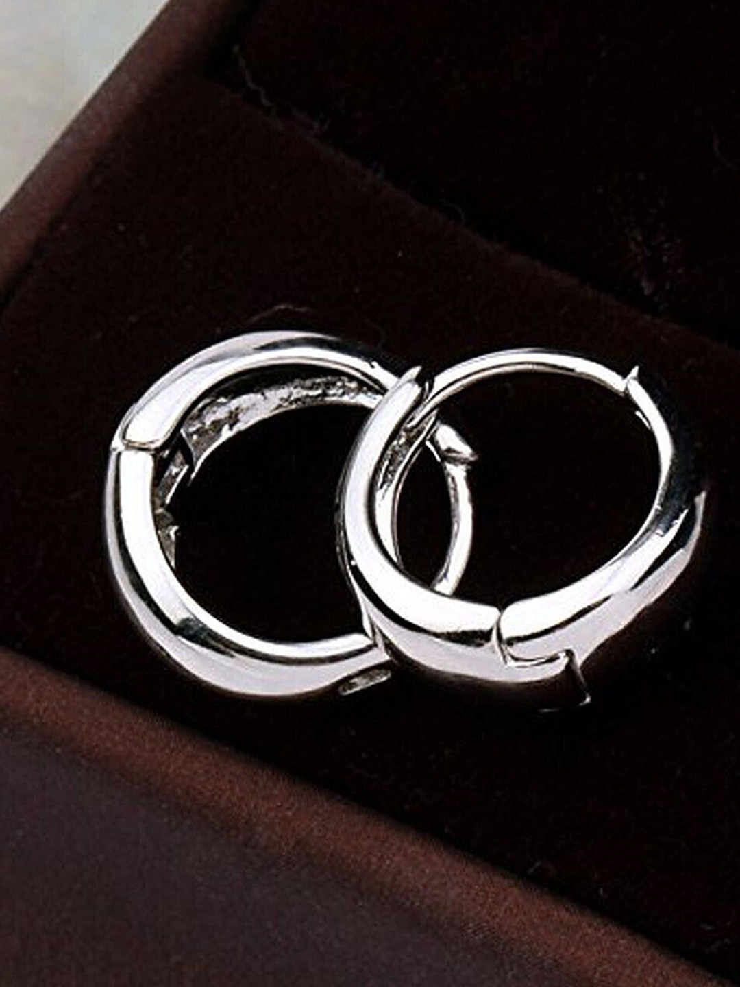 Crazy Fashion RT Adore Jewels Unisex Stainless Steel Circular Hoop Earrings