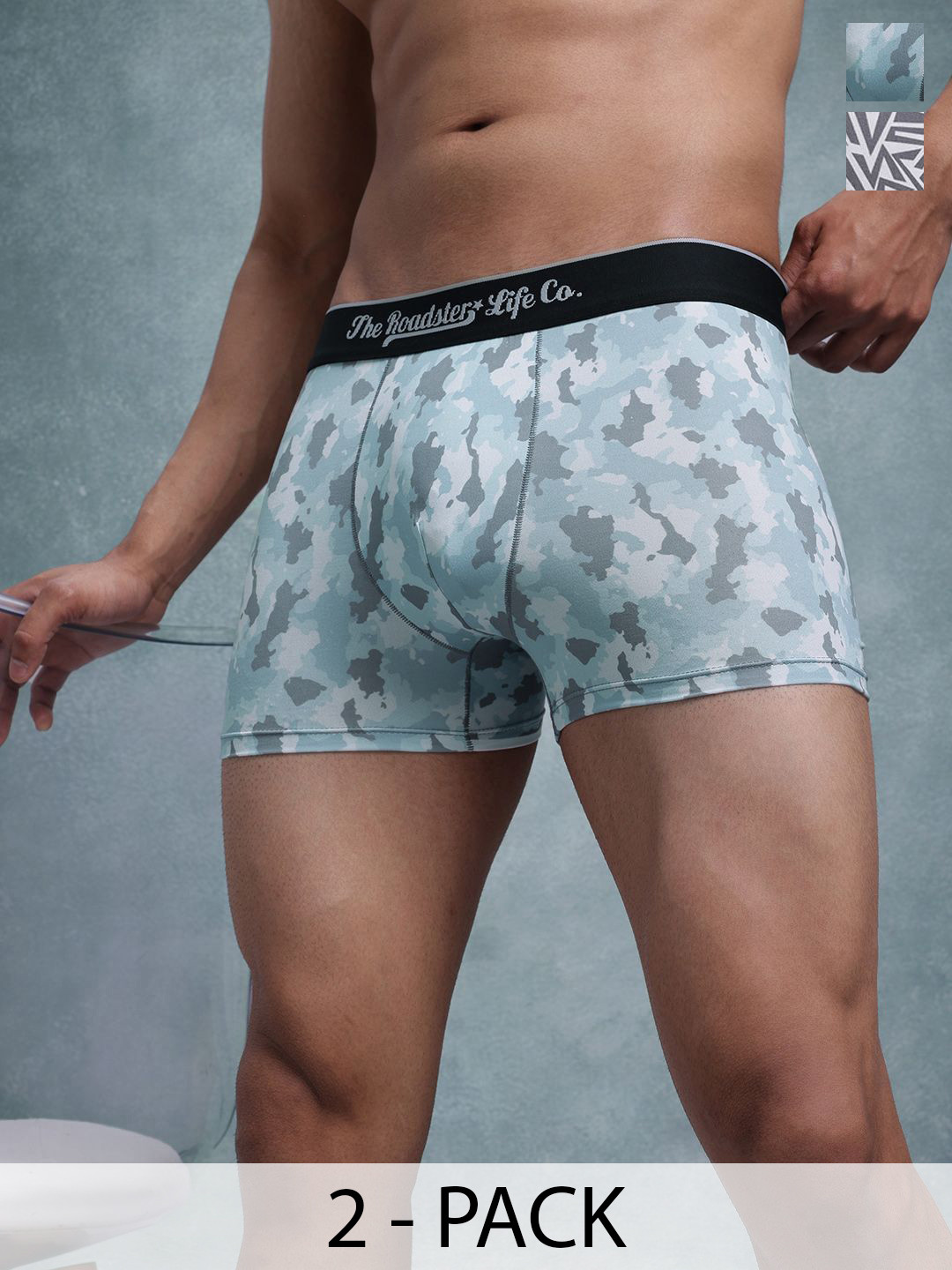 The Roadster Lifestyle Co Pack Of 2 Printed  Trunks -PACK OF 2-PV-Print-RO4-RO12-S