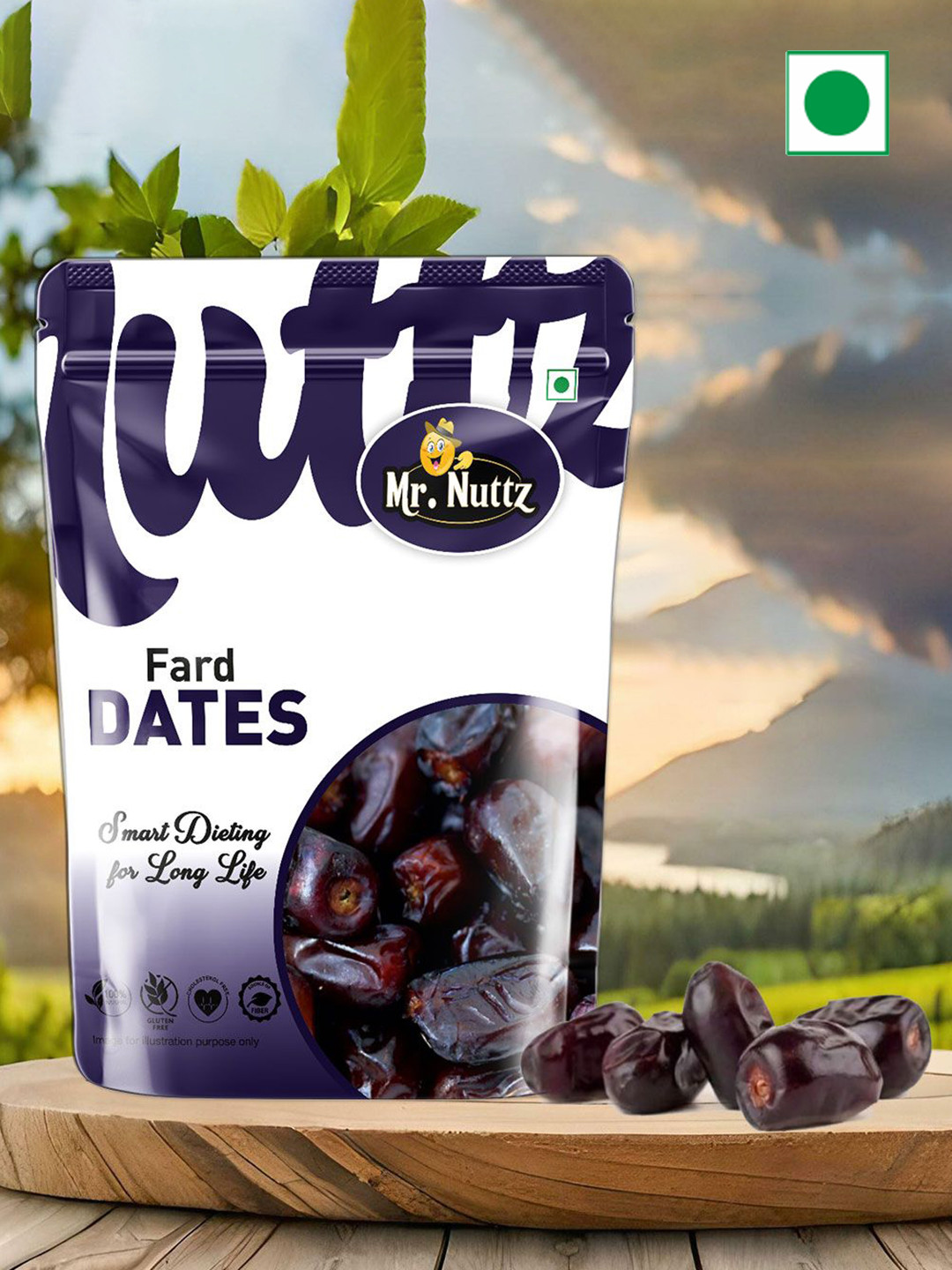 Mr.Nuttz Premium Fard Dates Nuts Seeds & Dried Fruits 500g