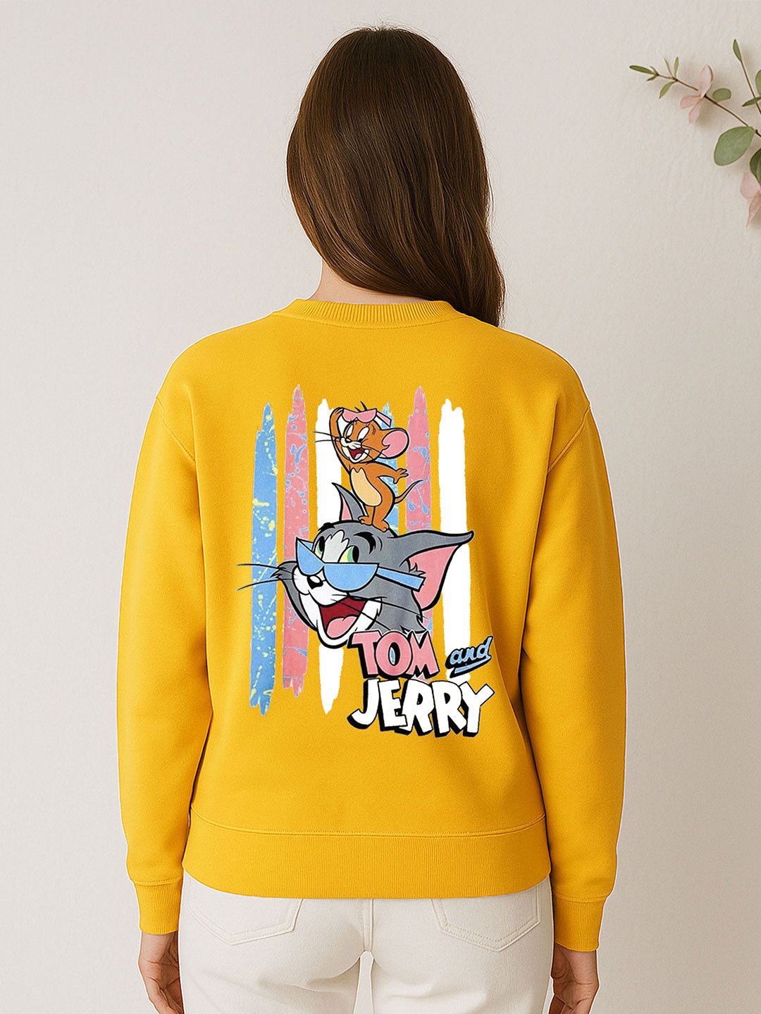 Mast & Harbour Women Printed Sweatshirt