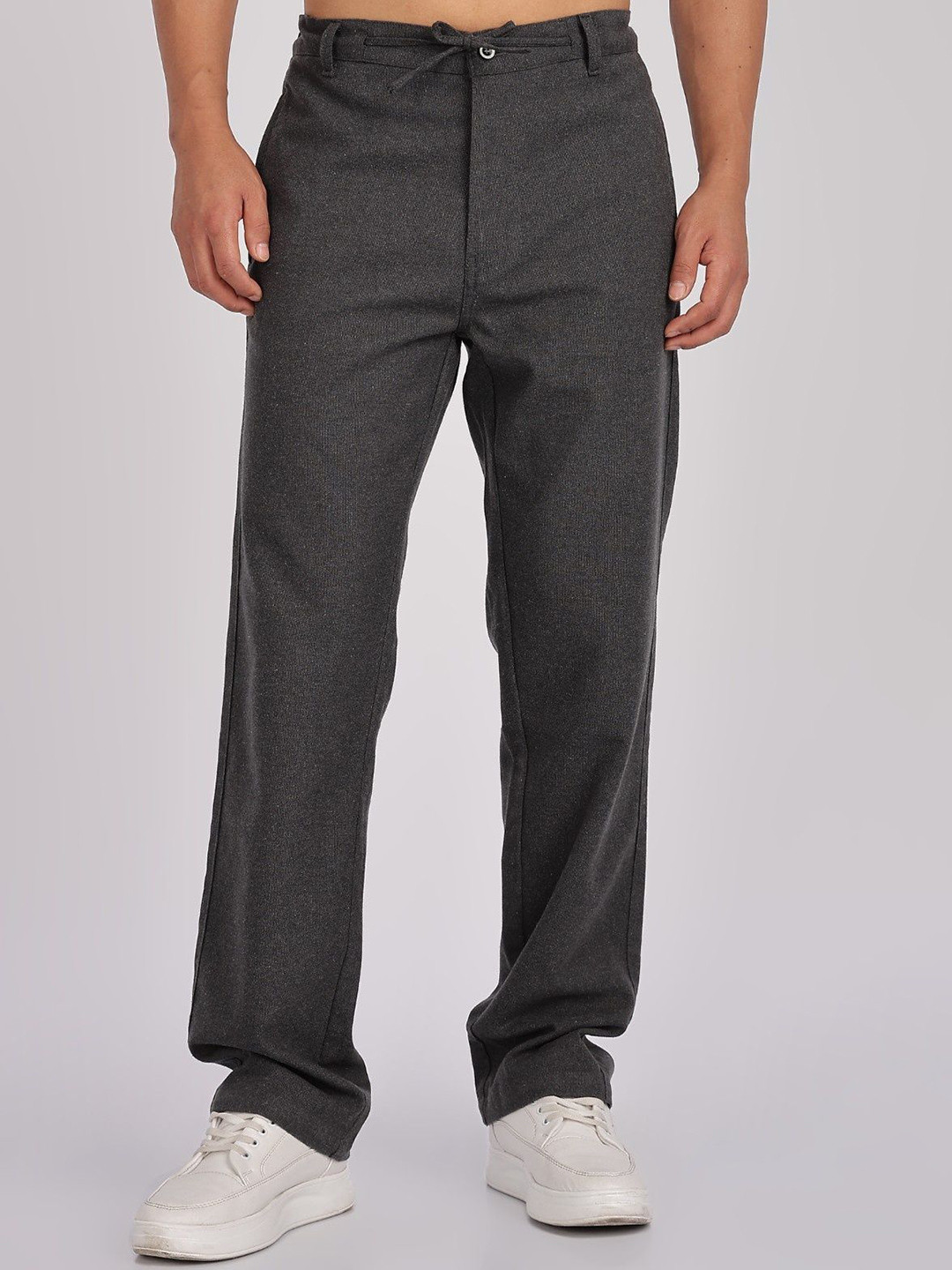 BEVDAAS Men Organic Linen Easy Wash Trousers