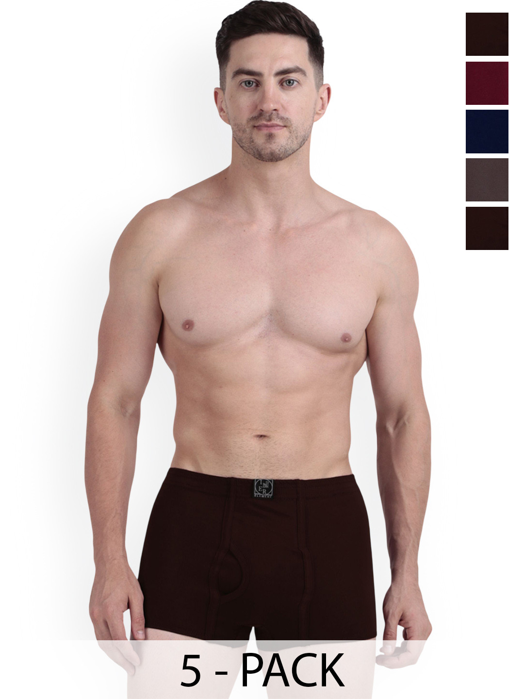 inner element Pack Of 5 Pure Cotton Ultra-Soft Trunks COVER_ELEASTIC_MINI_TRUNK_PK5