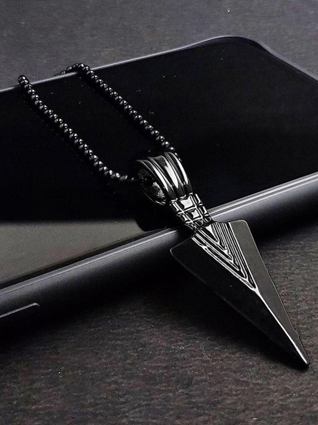 J.S ENTERPRISES Triangular Pendants with Chains