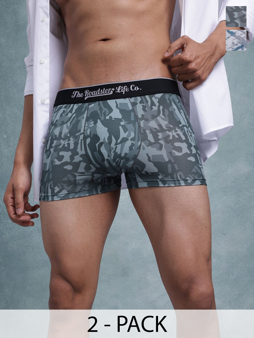 The Roadster Lifestyle Co Pack Of 2 Printed Lightweight Trunk-PACK OF 2-PV-Print-RO5-RO14-