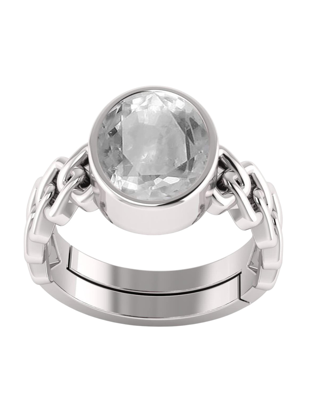 RSPR 4.25 Ratti Gomed Ring Natural Quality & Original Stone Panchdhatu Adjustable Ring