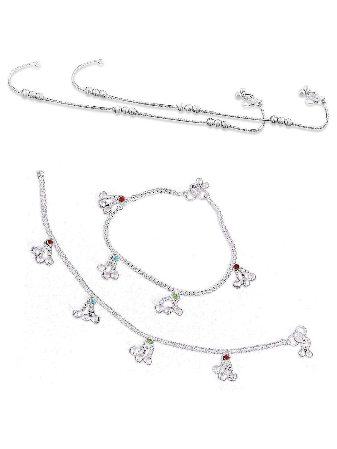 Crazy Fashion 2 Pairs Of Women Anklet