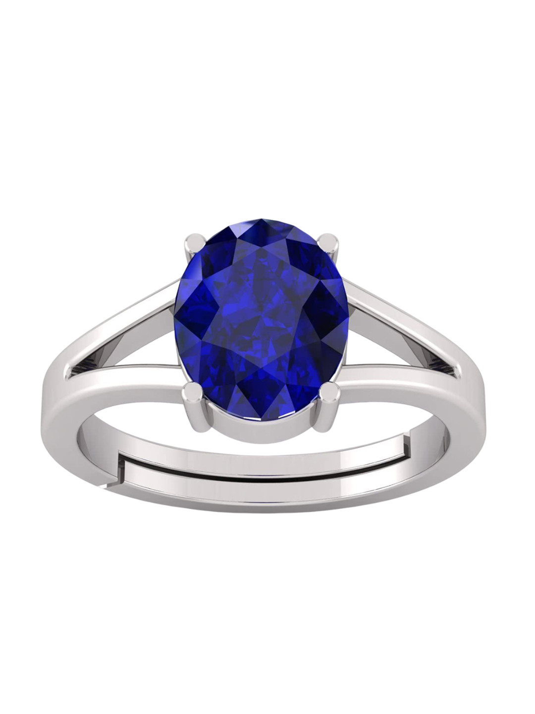 RSPR 5.25 Ratti 4.60 Carat Lajward Stone-Studded Adjustable Finger Ring