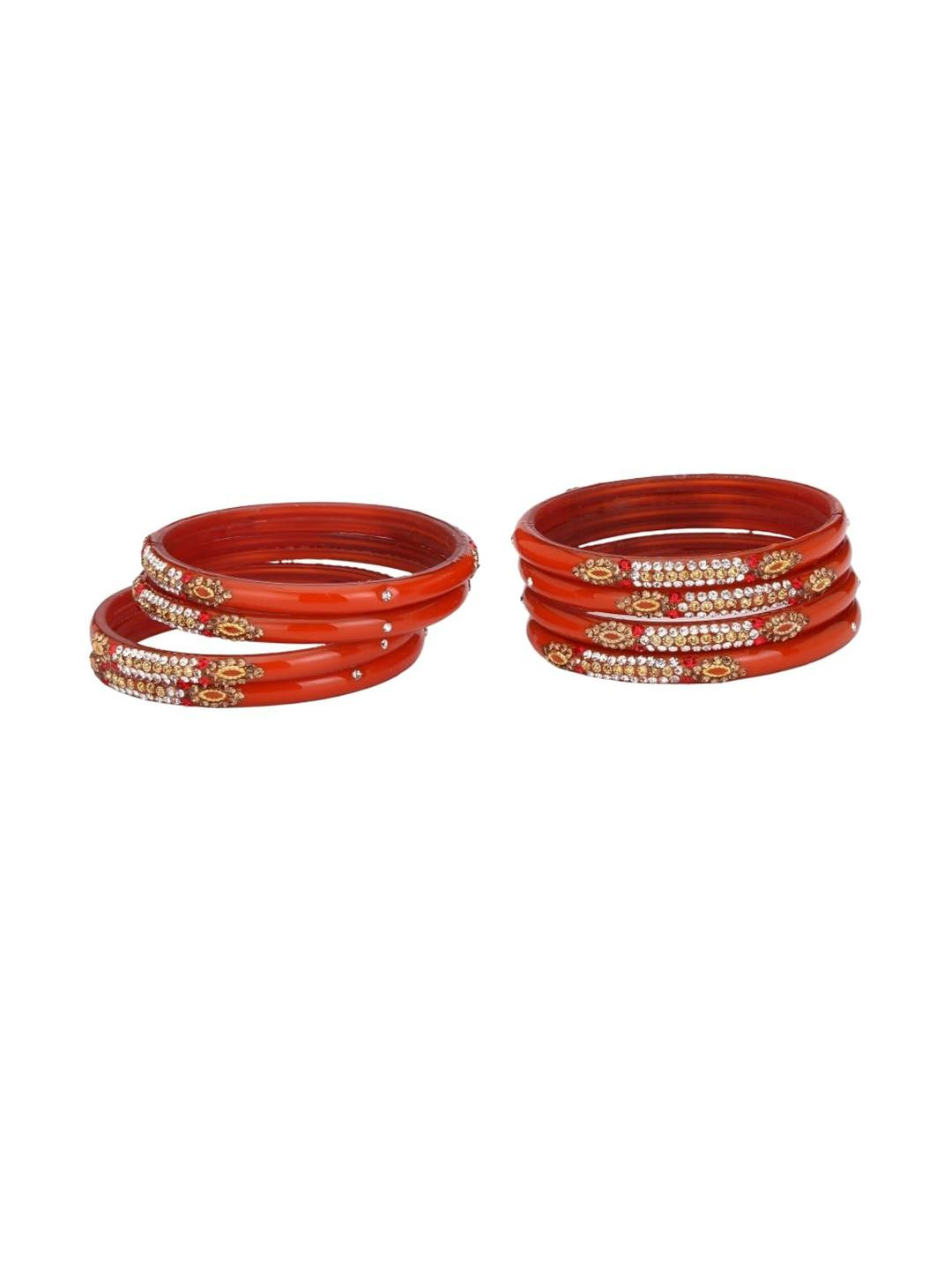 SOMIL Red Alloy Bangle