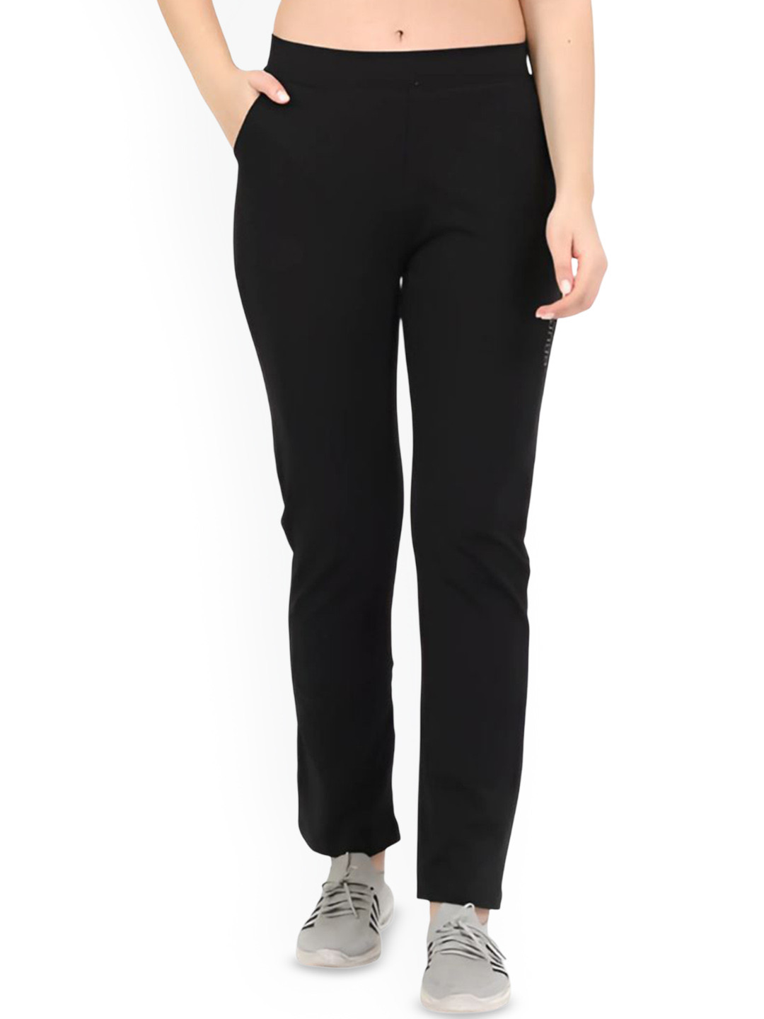 Lango Women Cotton Comfortable Relaxed Fit Mid-Rise Gym & Sports Track Pant