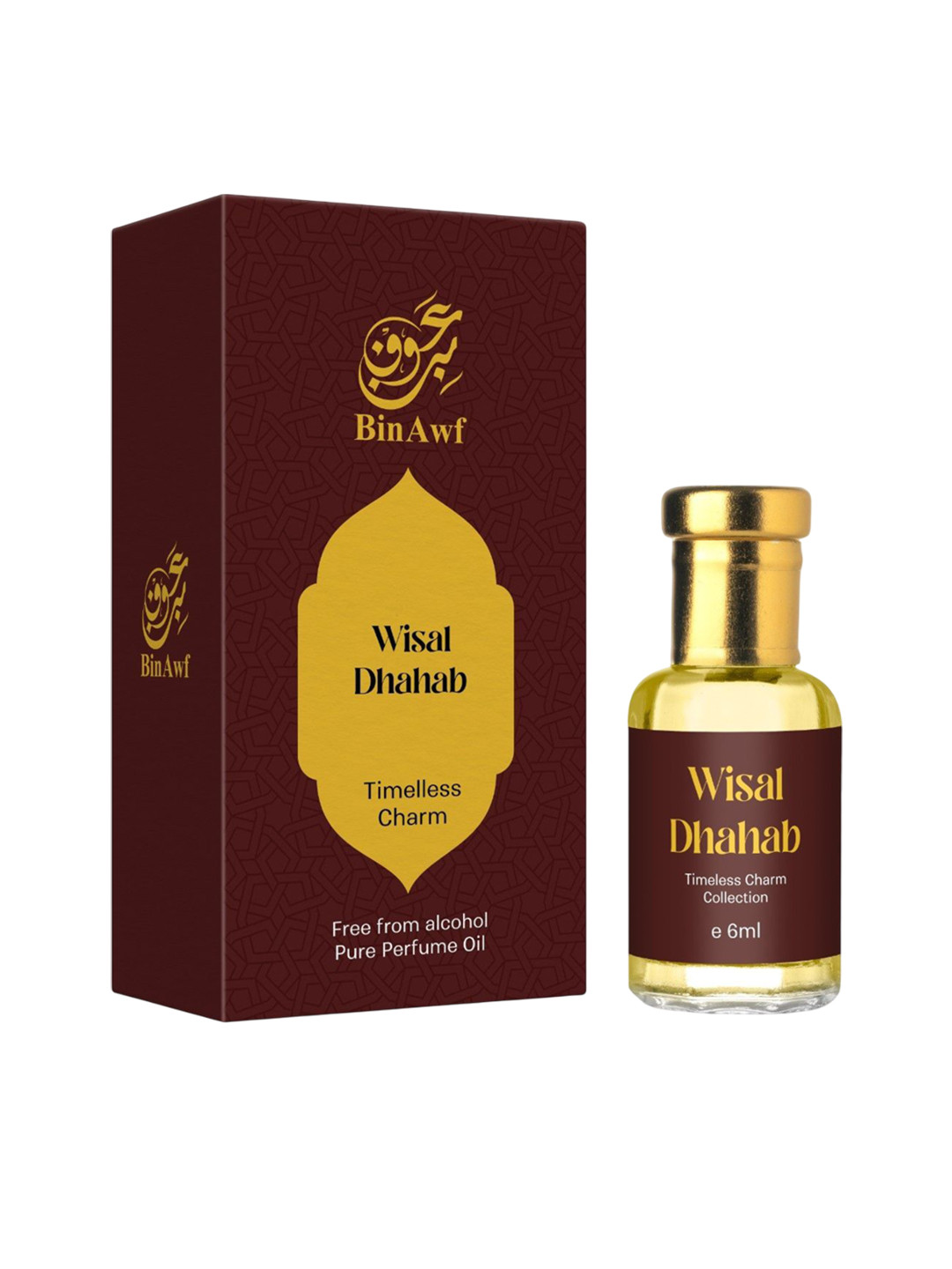BinAwf Wisal Dhanab Timeless Charm Long Lasting Non Alcohol Attar- 6 ml